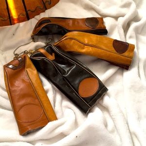 Genuine leather golf sticks cover
